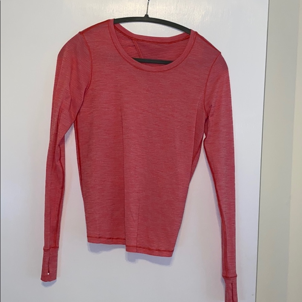 COPY - *Pet Free Home* Pink Long Sleeve Lululemon shirt